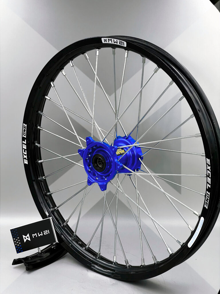 Roue avant motocross et enduro 1.60x 21 avec jante Excel ONE et moyeu Haan Wheels